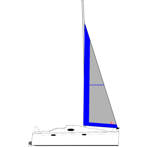 FLASH 205 (TALL RIG) - Vela Genoa 95% 2 - Tecido: Dacron Americano