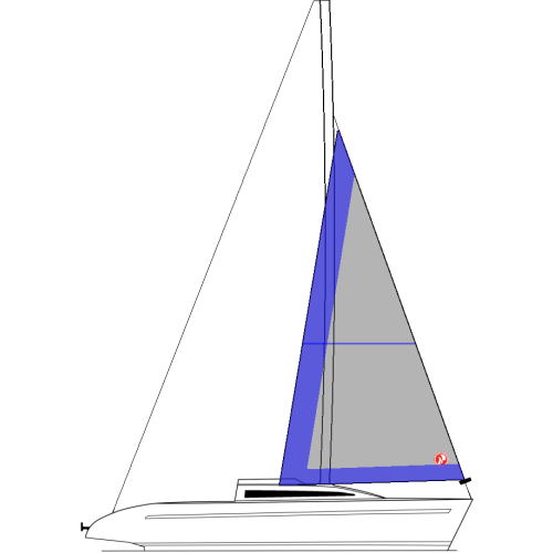 MARBE 24 - VELA GENOA II 125% (ENROLADOR)