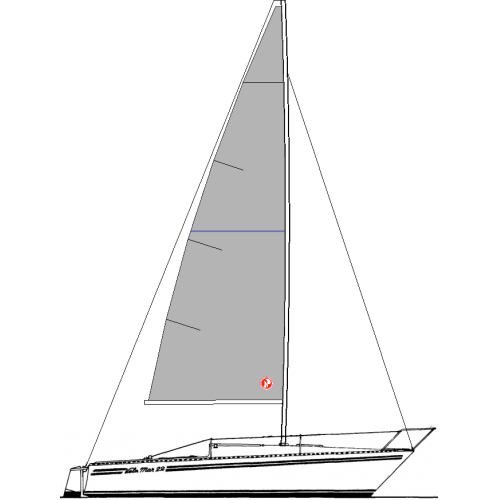 VELAMAR 22 - Vela Mestra 1