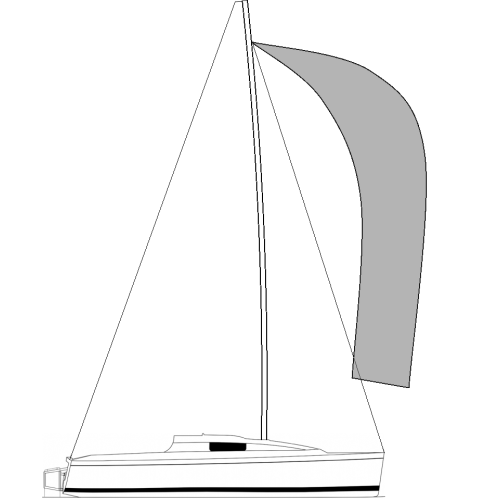 SKIPPER 21 - Vela Balão Triradial (Spinnaker)