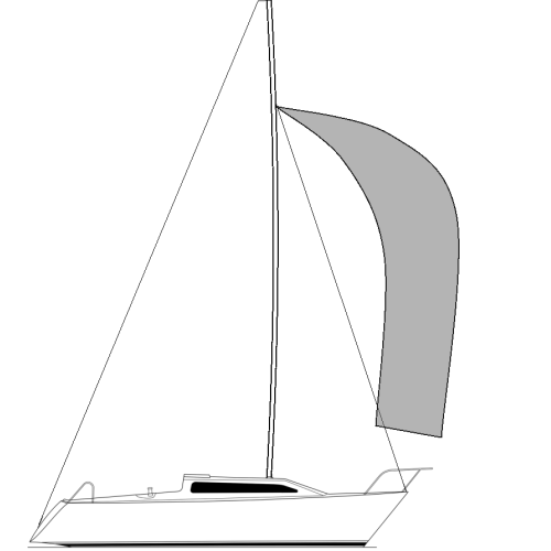 ALPHA 20.2 - Vela Balão Triradial (Spinnaker)