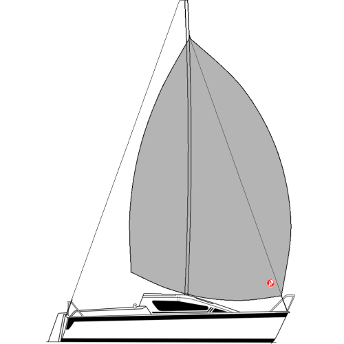 TCHÊ 17 (DELTA 17) - VELA GENNAKER