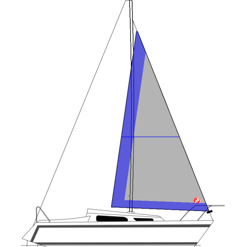 CRUISER 23 - VELA GENOA II 110% (ENROLADOR)