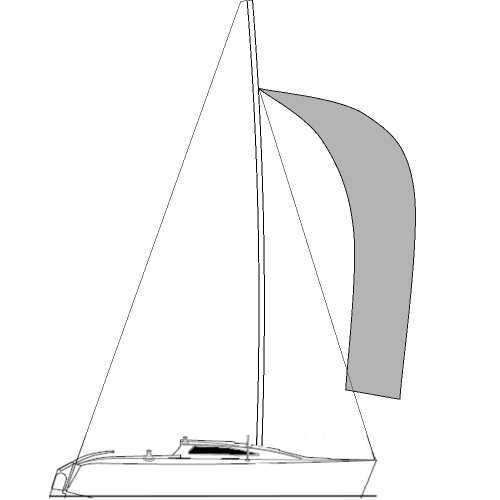 DELTA 21 - Vela Balão Triradial (Spinnaker)