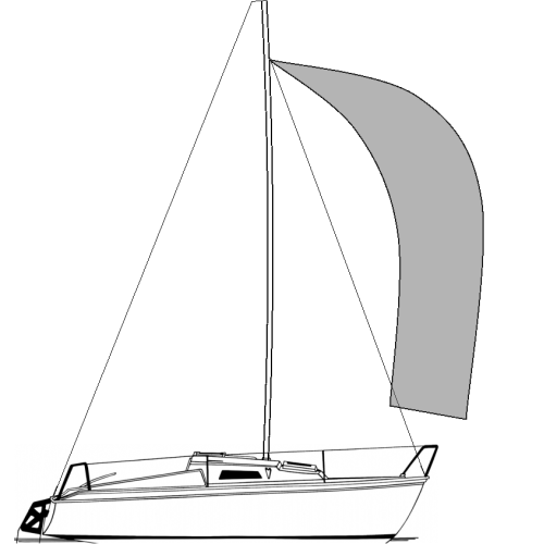 BRUMA 19 - Vela Balão Triradial (Spinnaker)