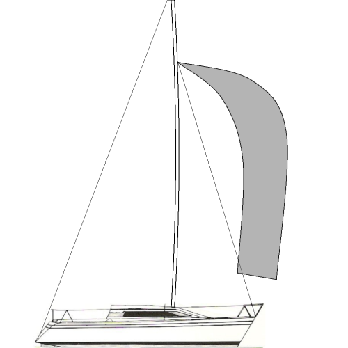 DELTA 26 - Vela Balão Triradial (Spinnaker)