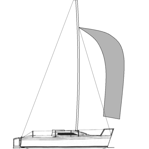 MICROTONNER 19 - Vela Balão (Spinnaker)