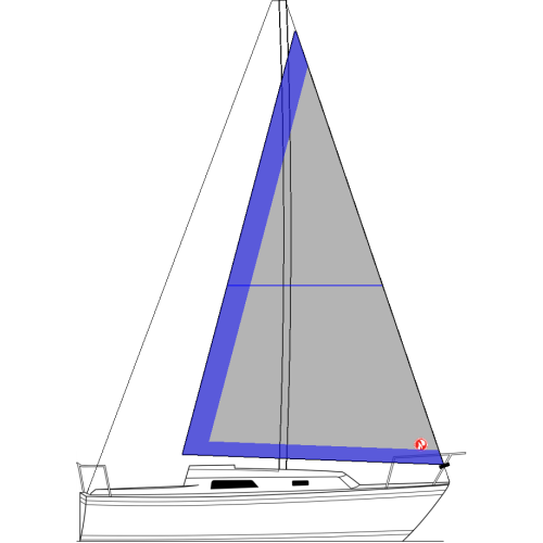 CAL 25 - VELA GENOA I 150% (ENROLADOR)