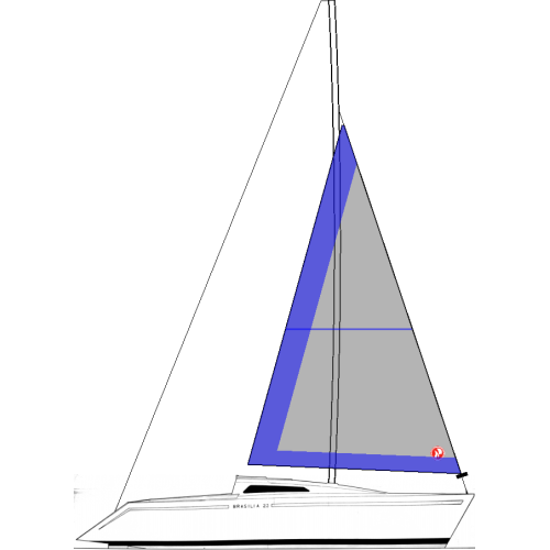 BRASILIA 23 - VELA GENOA I 150% (ENROLADOR)